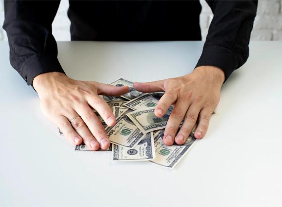 Ilustración sobre prevención de lavado de dinero en empresas