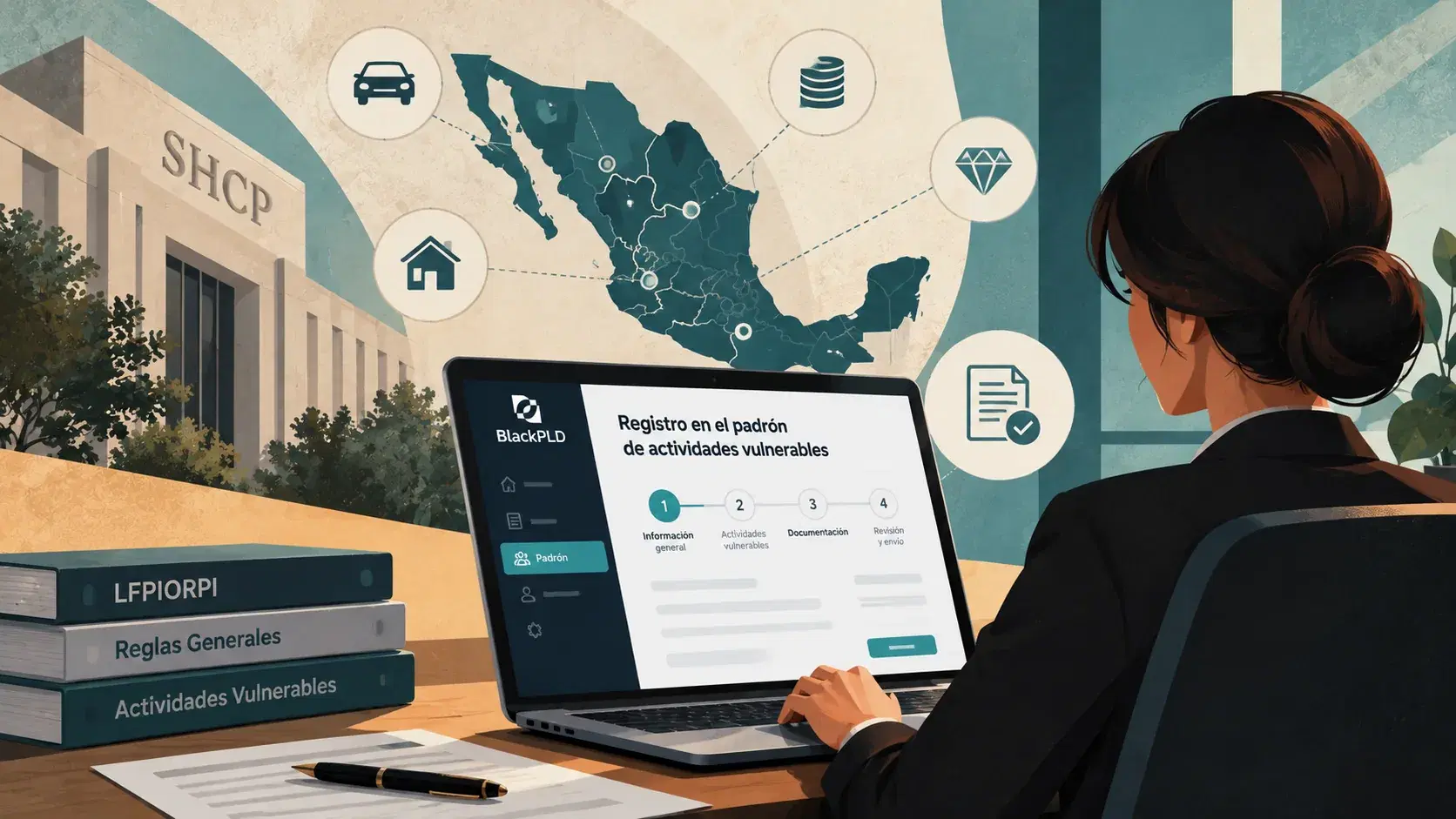 Alta y registro en el padrón de actividades vulnerables PLD en México